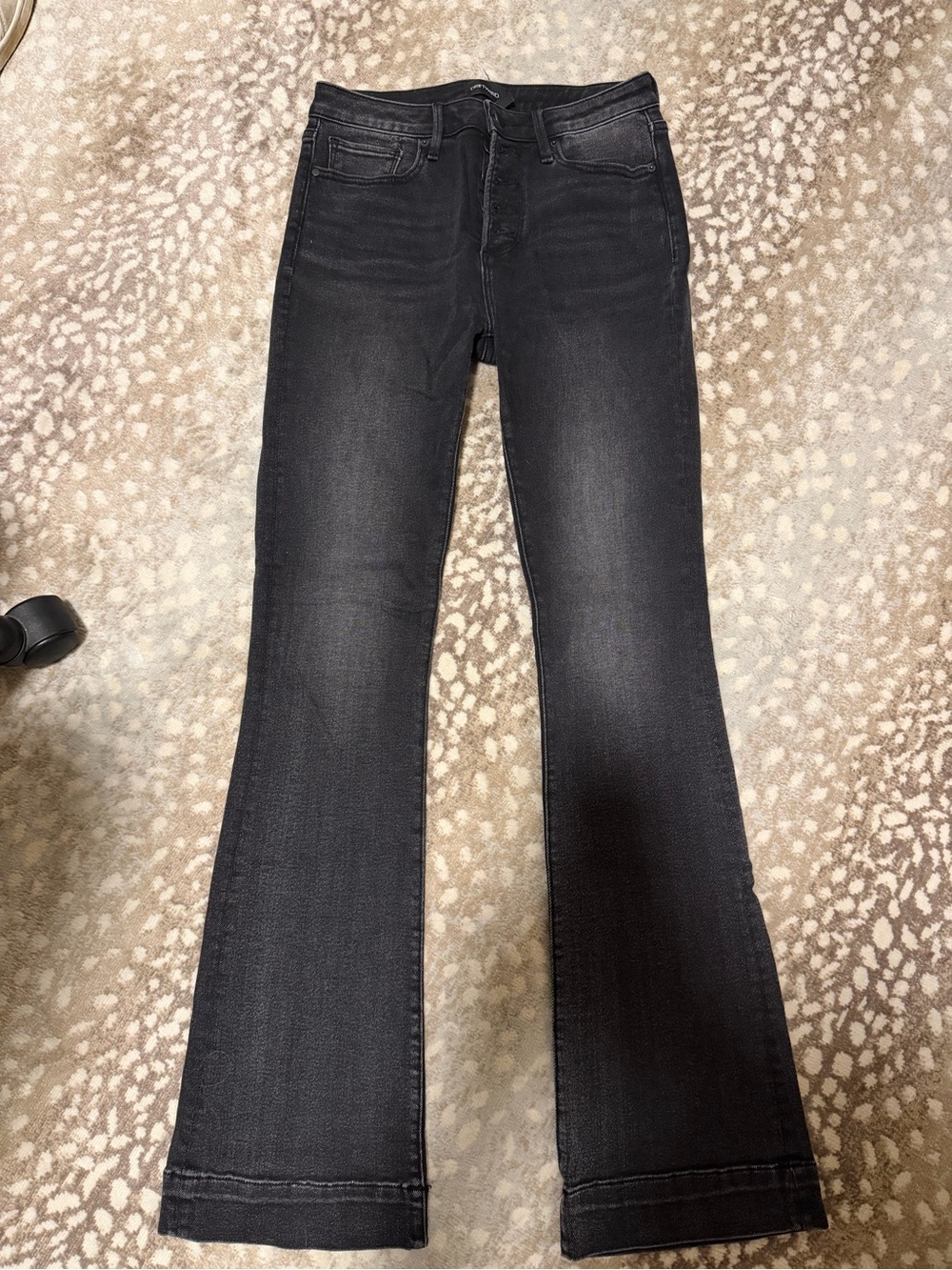 DRIFTWOOD Women’s Washed Black Bootcut Jeans